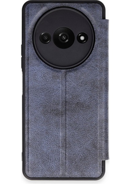 Xiaomi Redmi A3 4g Kılıf Flip Cover - Lacivert Arbkd