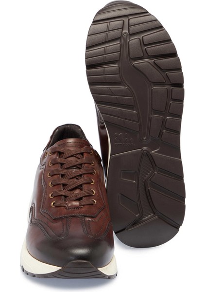 Kahve Hakiki Deri Erkek Sneaker - E24S1AY56975-V94 modelleri