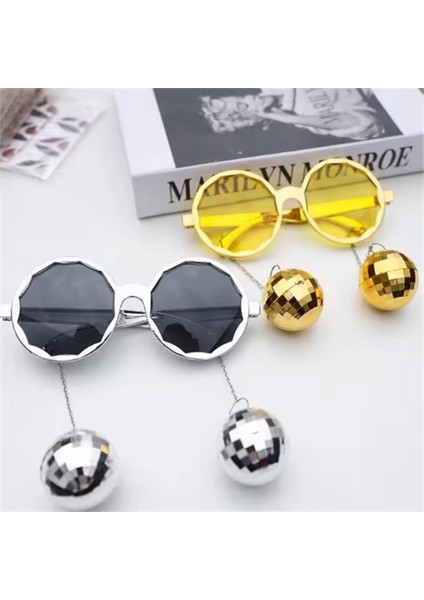 Gold Renkli Disko Toplu Küpeli Parti Gözlüğü fırsatları