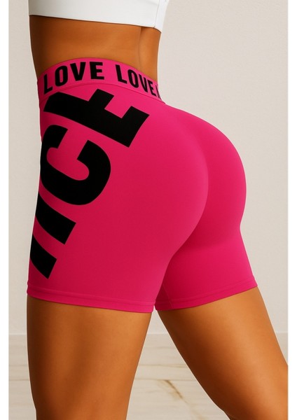 Yüksek Bel Kadın Spor Şortu Esnek Şekillendirici Karın Toparlıyıcı Nefes Alabilir Spor Şort fiyatları