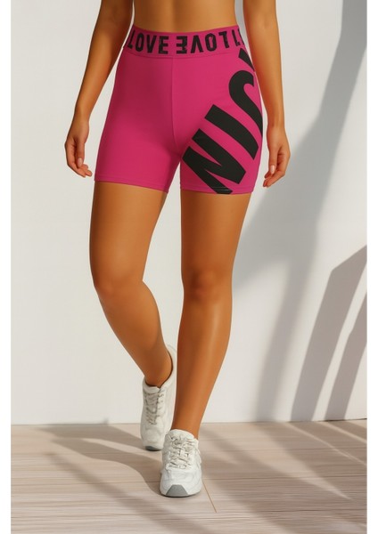 Yüksek Bel Kadın Spor Şortu Esnek Şekillendirici Karın Toparlıyıcı Nefes Alabilir Spor Şort modelleri