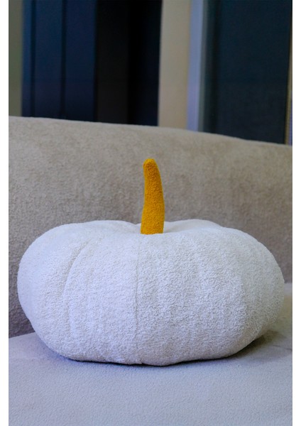 Balkabağı Peluş Yastık Kırlent