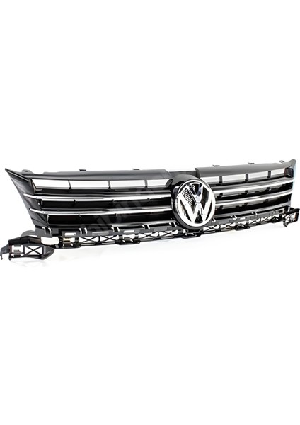 Vw Caddy Touran 2011-2015 Ön Panjur Krom Çizgili Parlak Siyah 1T0853651BQ
