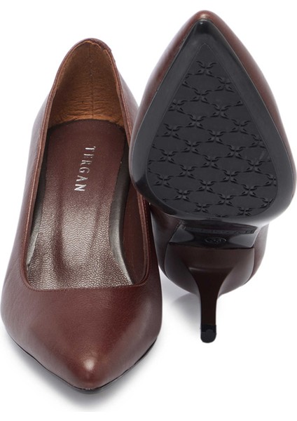 Kahve Hakiki Deri Kadın Stiletto - K24S1AY67736-A24 fırsatları