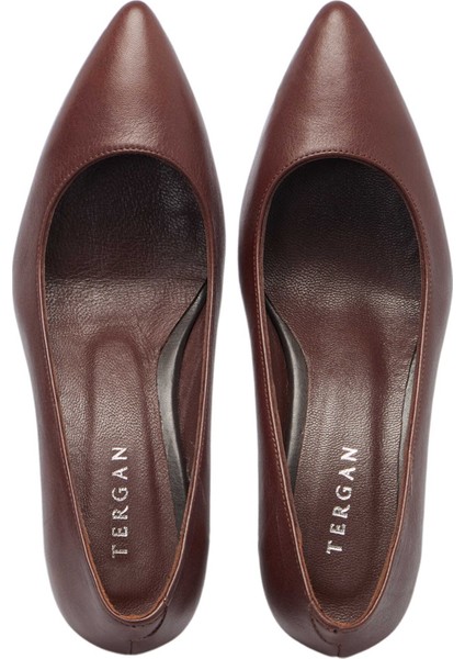 Kahve Hakiki Deri Kadın Stiletto - K24S1AY67736-A24 indirimleri