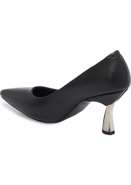 Siyah Vegan Kadın Stiletto - K24S1AY67735-O3C