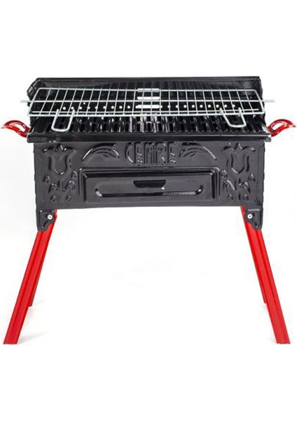 C-09 Ayaklı Pervazlı Yağdanlıklı Mangal 28*43CM fiyatları