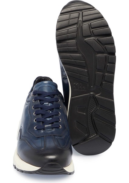 Lacivert Hakiki Deri Erkek Sneaker - E24S1AY56975-D2R modelleri