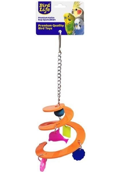 Kuş Oyuncağı Akrilik Spiral Sarkaç