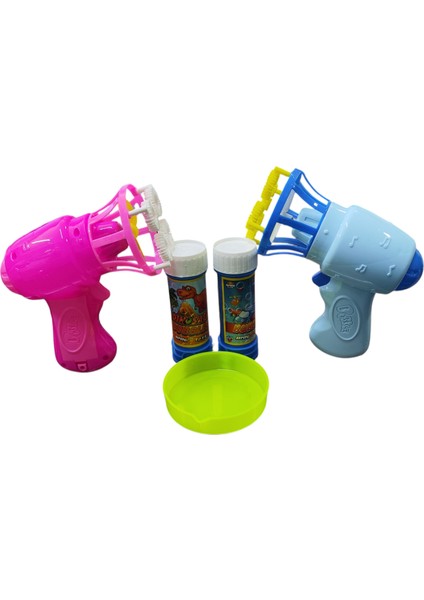 Bubble Gun Pilli Köpük Baloncuk Tabancası Pil ve Yedek Kit Hediyeli fiyatları