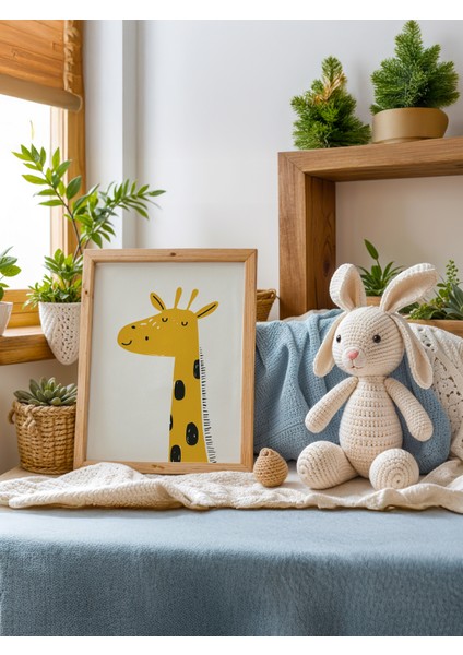 Sleepy Giraffe – Huzurlu Çocuk Posteri – 50X70 cm | Çerçevesiz fiyatları