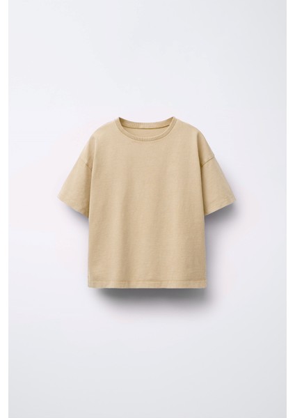 Unisex Basic Kısa Kollu Çocuk T-Shirt