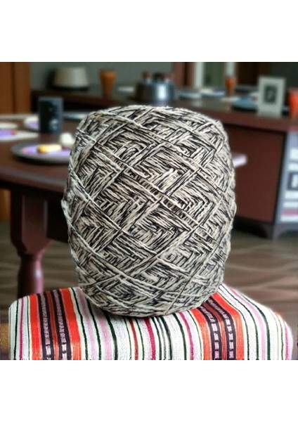 Ebruli Flamli Pamuk Merserize El Örgü Ipi 190 gr