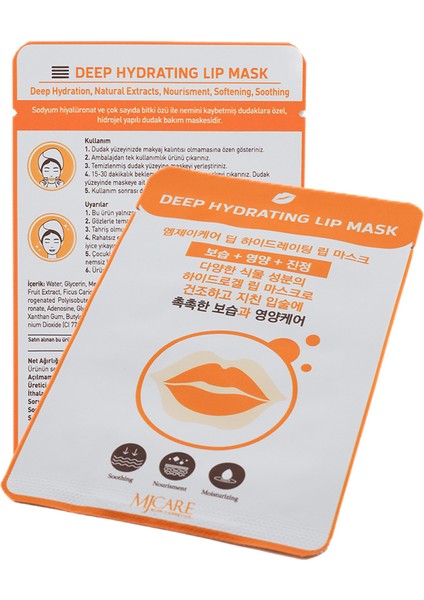 Deep Hydrating Lip Mask - Yoğun Nemlendirici Dudak Maskesi 3'lü fırsatları