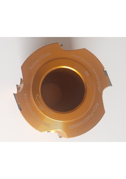Dört Taraflı Planya ve Ağaç İşleme Karbür Uçlu Spiral Kesici 120MM fiyatları