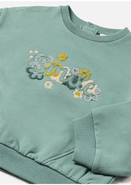 Kız Bebek Sweatshirt Yeşil 2476 fiyatları