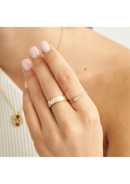 Mini Yıldız Figürlü Geniş Yüzük fiyatları