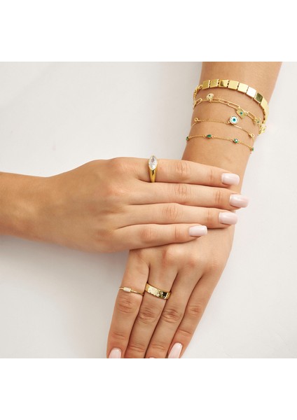 Mini Yıldız Figürlü Geniş Yüzük modelleri