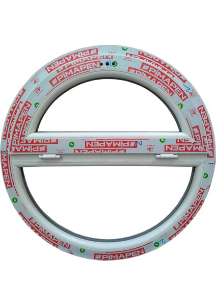 80 cm Vizon Yarım Kanatlı Camsız (Ç.c.) Yuvarlak Pencere