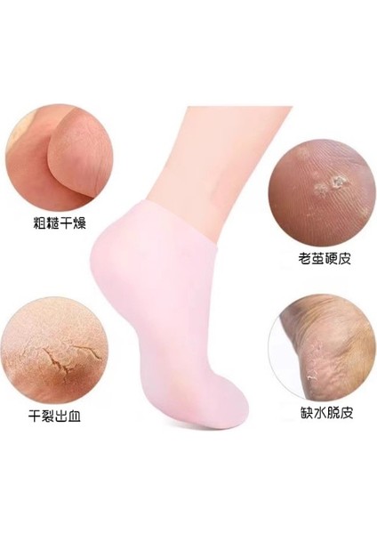 Silikon Nemlendirici Çorap Ayak Bakım Çorabı fırsatları