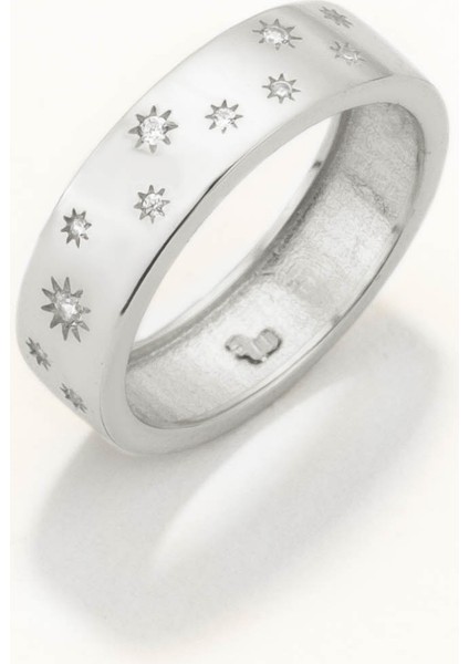 Mini Yıldız Figürlü Geniş Yüzük