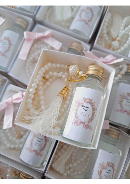 Bebek Mevlit Hediyelik Plastik Tesbih Kolonya 25 Adet fiyatları