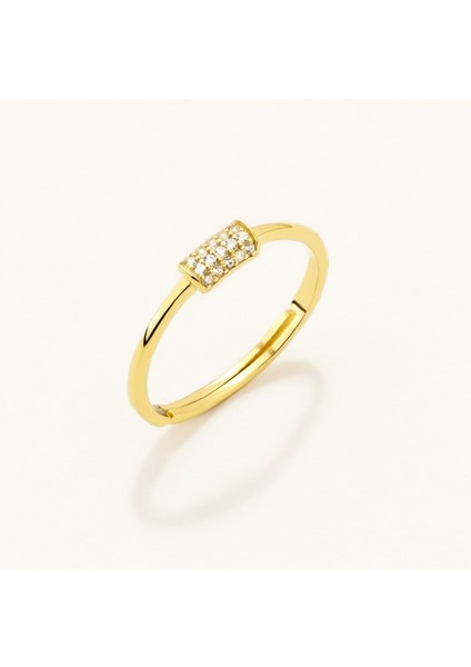 Ayarlanabilir Geometrik Şekilli Yüzük Zirkon Taşlı modelleri