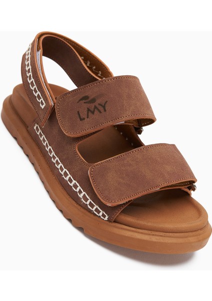 Sanna Taba Nakış Detaylı Cırtlı Kadın Sandalet fırsatları