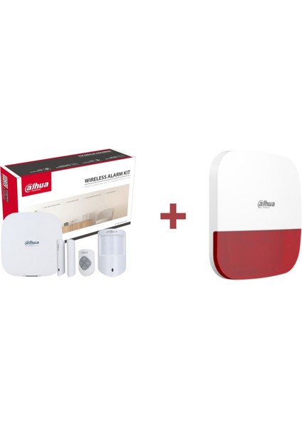 DHI-ART-ARC3800H-03-W2(868) Alarm Kit Kablosuz Dış Siren Dahil Paket