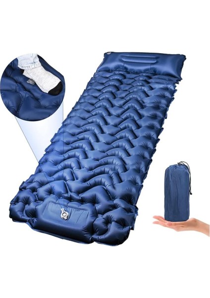 Kendiliğinden Şişen Uyku Yatağı, Kamp Yatağı, Kamp Matı, Ayakla Şişen Yatak, Dağcı Yatağı