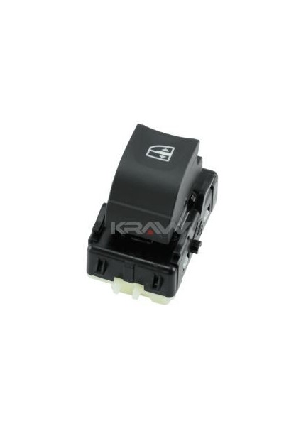 Cam Açma Düğmesi (Tekli - Turuncu Işık - 6 Pin) Clıo Iv Kangoo Symbol Captur Sandero Duster Dokker Cıtan