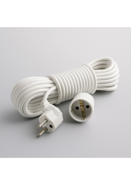Seyyar Uzatma Kablosu 10 Metre Dişi-Erkek Fişli F19C Kalın Priz Prizli Sanayi Bahçe Elektrik Kablosu modelleri