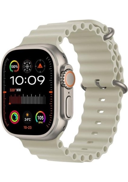 Watch Hk9 Ultra 2 Max Amoled Ekran Android Ios Harmonyos Uyumlu Akıllı Saat Gümüş fiyatları