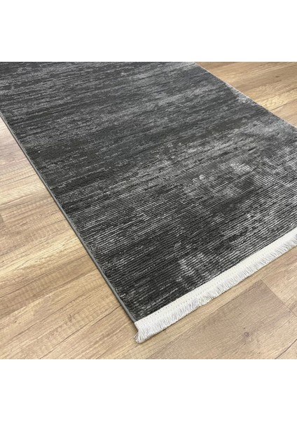 Rare 1041 Antrasit Modern Mikrofiber makine halı modelleri