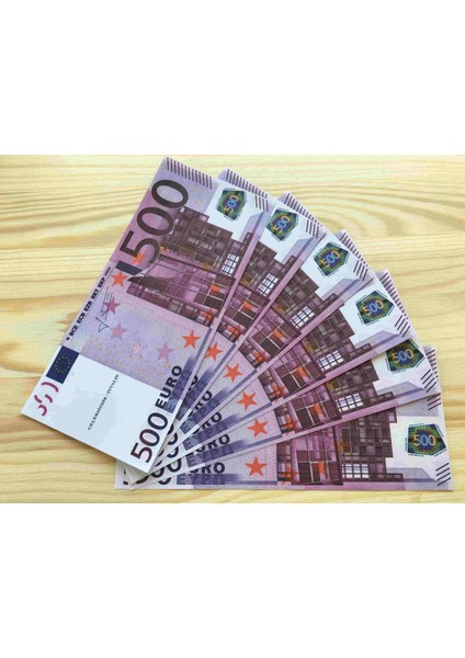 5 Deste 500 Euro Oyuncak Para – Gerçekçi Görünümlü Kuşe Kağıt Euro – Kına, Düğün, Tiyatro, Parti ve Video Çekimi Için fiyatları