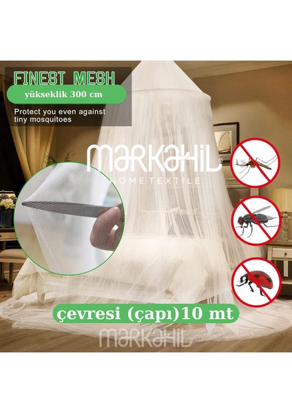 Markahil Beyaz Çift Kişilik Cibinlik&sineklik&gölgelik&cibindirik Cibinlik + Aparat fırsatları