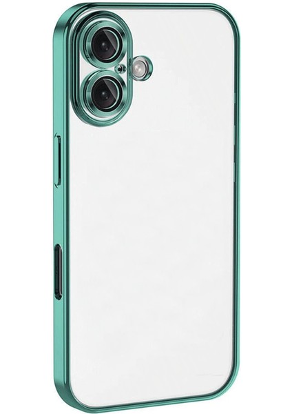 Iphone 16 Kılıf Razer Lensli Silikon - Turkuaz Arbkd