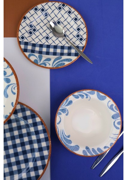 Porselen Lindy Yemek Takımı 6 Kişilik 24 Parça BNS24YKPRS1216 fırsatları