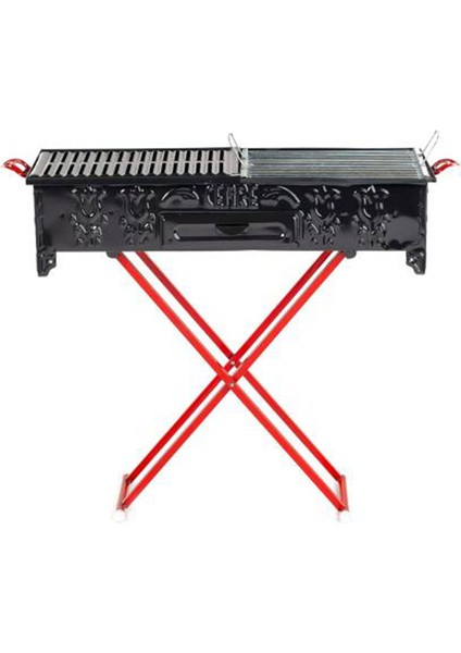 C-17 Portatif Ayaklı Yağdanlıklı Mangal 28*80CM fiyatları