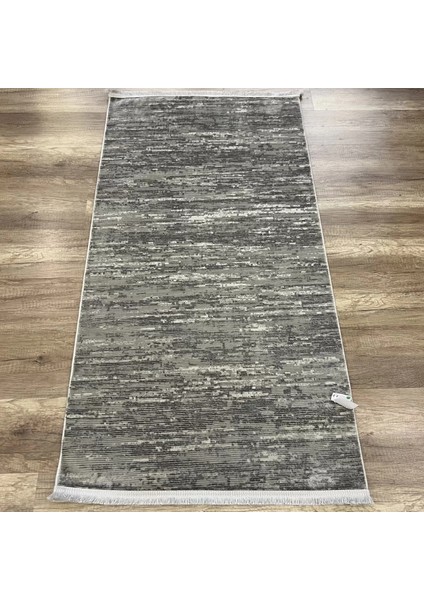 Rare 1041 Gri Modern Mikrofiber Makine Halı