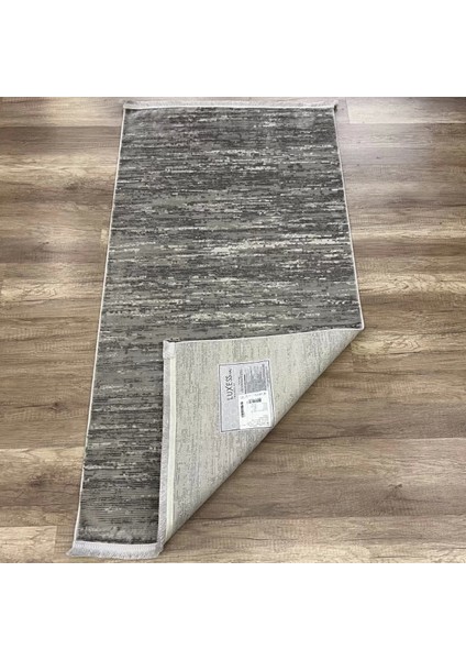 Rare 1041 Gri Modern Mikrofiber Makine Halı modelleri