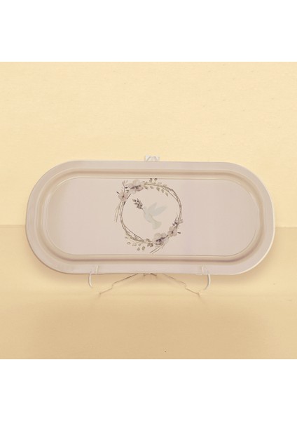 Home 2'li Güvercin Oval Sunumluk Metal Tepsi fiyatları