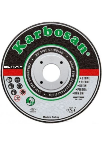 Döküm Kesici Yeşil 180X3.2X22.23