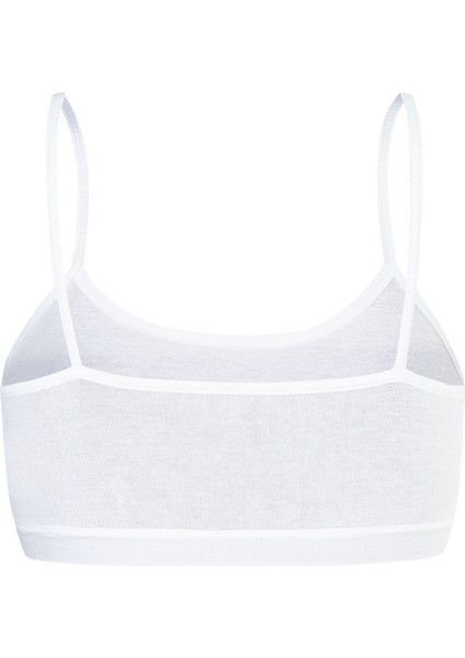 42324 3'lü Paket Kız Çocuk Pamuklu Süprem Esnek Rahat Pedsiz Ince Askılı Alıştırma Sütyeni Yarım Atlet Büstiyer modelleri