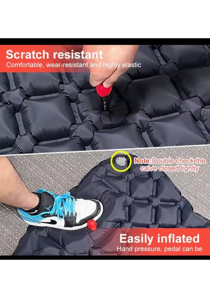 Kendiliğinden Şişen Uyku Yatağı, Kamp Yatağı, Kamp Matı, Ayakla Şişen Yatak, Dağcı Yatağı, Çadır Yatağı indirimleri