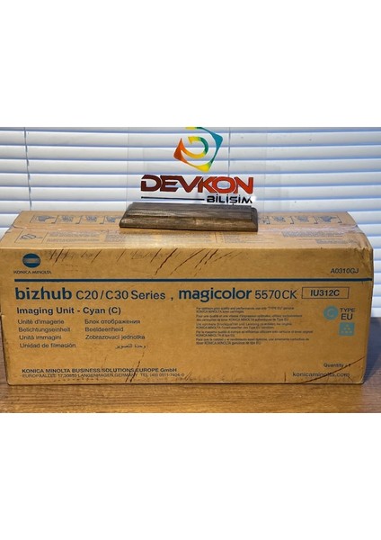 Minolta Drum Unit Orjinal IU-312C Mavi C-20 C-30 C-31 Magicolor -5570 fiyatları