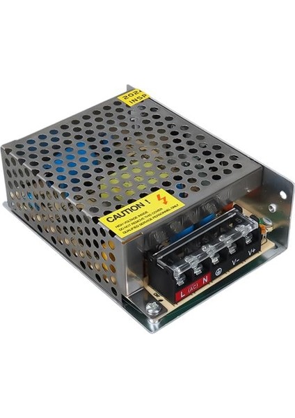 PM-14066 12 Volt - 5 Amper Metal Kasa Adaptör