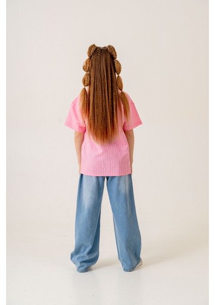 Kız Çocuk Bebe Yaka Yarım Kol Gömlek 3171 indirimleri