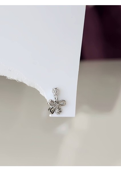 Sallantılı Fiyonk Kurdela Model Kıkırdak Piercing Tragus Helix Gümüş Renk Küpe fiyatları