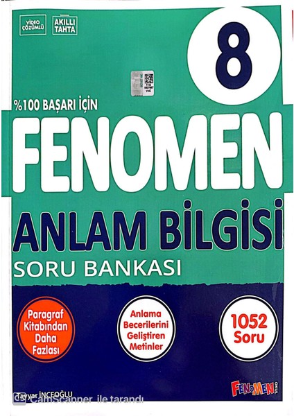 Fenomen 8. Sınıf Anlam Bilgisi
